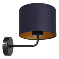 Lampada da parete ARDEN 1xE27/60W/230V viola/oro
