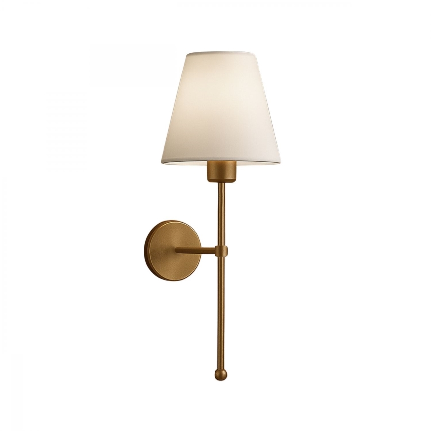 Lampada da parete ASPARAGUS 1xE27/40W/230V dorata/crema