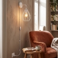 Lampada da parete BRYLANT 1xE27/60W/230V bianca