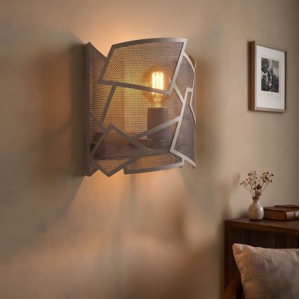 Lampada da parete CAMO 1xE27/15W/230V beige