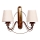 Lampada da parete CLASSIC 2xE27/40W/230V bronzo/beige