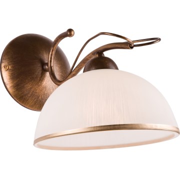 Lampada da parete COBRA 1xE27/60W/230V bronzo/patina