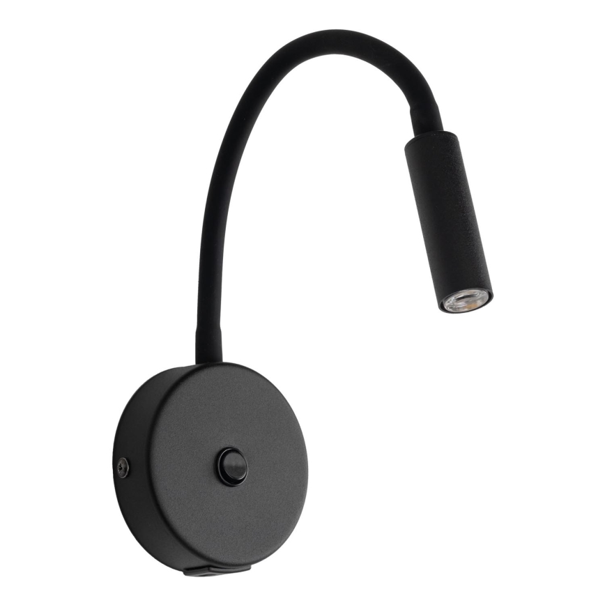 Lampada da parete con USB port LAGOS 1xG9/3W/5V 4000K nero