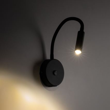 Lampada da parete con USB port LAGOS 1xG9/3W/5V 4000K nero