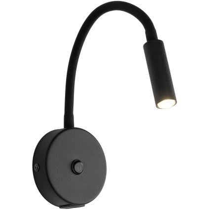 Lampada da parete con USB port LAGOS 1xG9/3W/5V 4000K nero