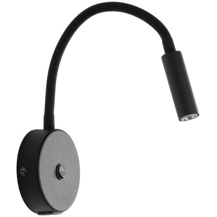 Lampada da parete con USB port LAGOS 1xG9/3W/5V 4000K nero
