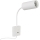 Lampada da parete con USB PUNTO 1xGU10/9W/230V bianca