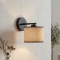 Lampada da parete ECO 1xE27/15W/230V beige/rattan
