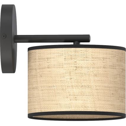 Lampada da parete ECO 1xE27/15W/230V beige/rattan