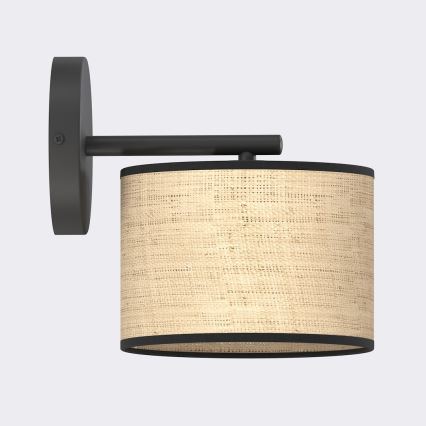 Lampada da parete ECO 1xE27/15W/230V beige/rattan