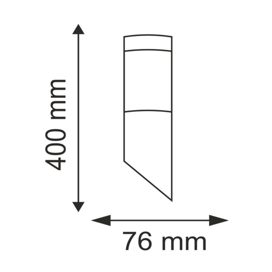 Applique da esterno dimmerabile a LED LIVIA 1xE27/6W/230V 2700-6500K Wi-Fi IP44 argento