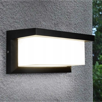 Lampada da parete esterna NEELY 1xE27/60W/230V IP54 nero