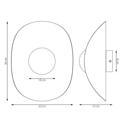 Lampada da parete FIERO 1xG9/8W/230V bianca
