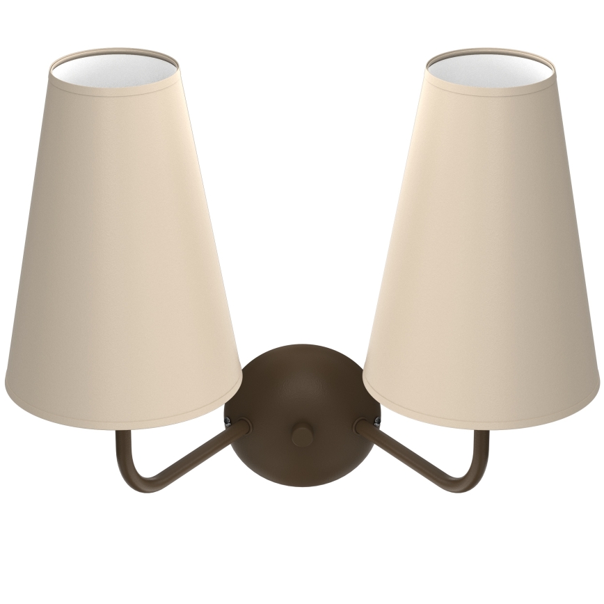 Lampada da parete GRENADA 2xE14/15W/230V beige