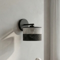 Lampada da parete KARBON 1xE27/15W/230V nera/grigia
