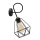 Lampada da parete KARO 3xE27/15W/230V nera