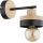 Lampada da parete LARSO 1xE27/15W/230V nero/beige
