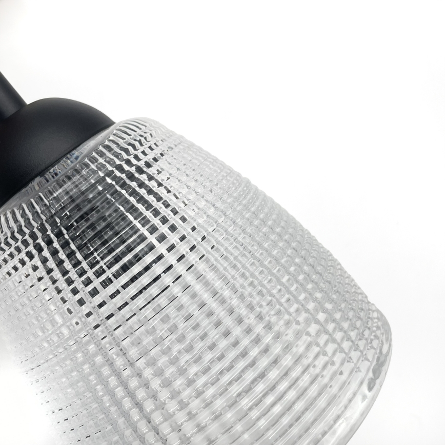 Lampada da parete LEANDRA 1xE27/15W/230V rovere/nero