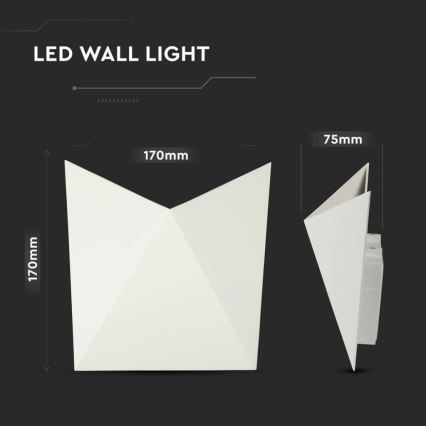 Lampada da parete LED/5W/230V 4000K IP65 bianca