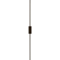 Lampada da parete LED AISHA/20W/230V 4000K 120 cm nero