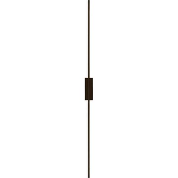 Lampada da parete LED AISHA/20W/230V 4000K 120 cm nero