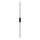 Lampada da parete LED AISHA/20W/230V 4000K 120 cm nero