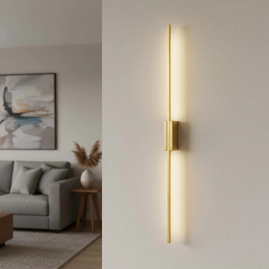 Lampada da parete LED AISHA LED/20W/230V 4000K 120 cm dorata