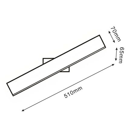 Lampada da parete LED BERNADETTA LED/10W/230V 4000K bianca