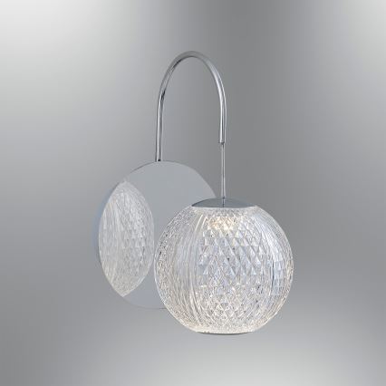 Lampada da parete LED CREMONA LED/5W/230V 3000K cromo opaco