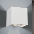 Lampada da parete LED da esterno con sensore di movimento e crepuscolare CUBE-S LED/13W/230V IP54 bianco