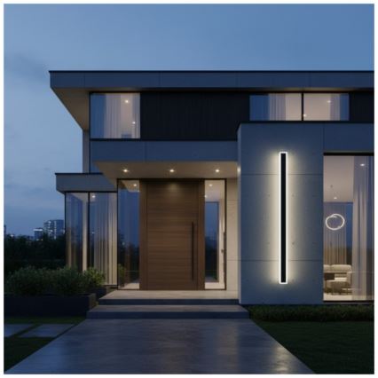 Lampada da parete LED da esterno MIRANA S LED/25W/230V 4000K IP44 120 cm nera