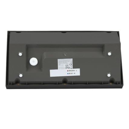 Lampada da parete LED da esterno LED/20W/230V 4000K IP65 nero