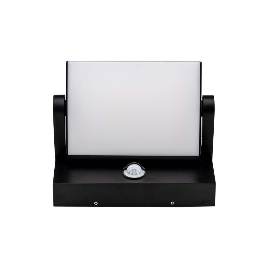 Lampada da parete LED da esterno con sensore LED/17W/230V 3000K IP65 nero