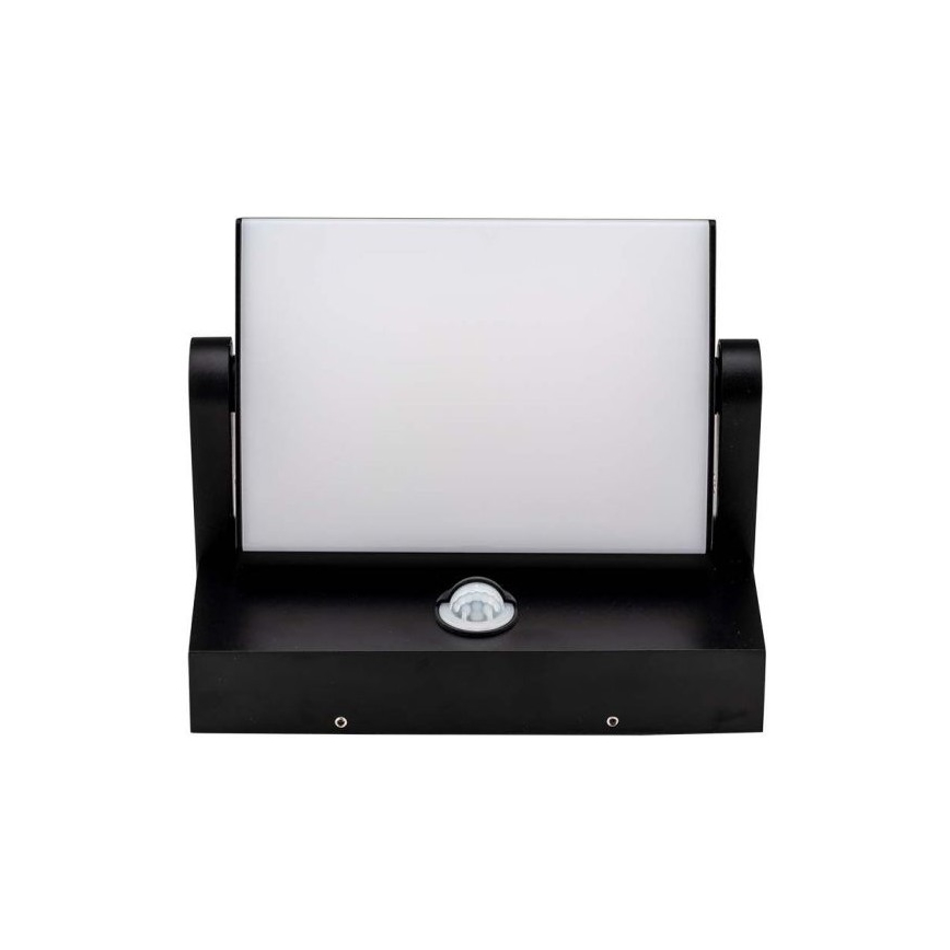 Lampada da parete LED da esterno con sensore LED/17W/230V 4000K IP65 nero