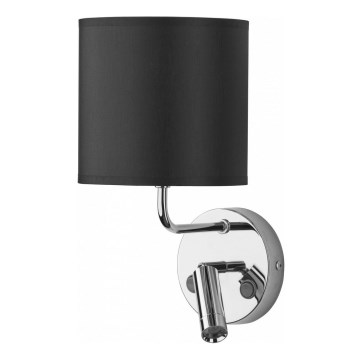 Lampada da parete LED FIORENZO 1xE27/60W/230V + LED/3W