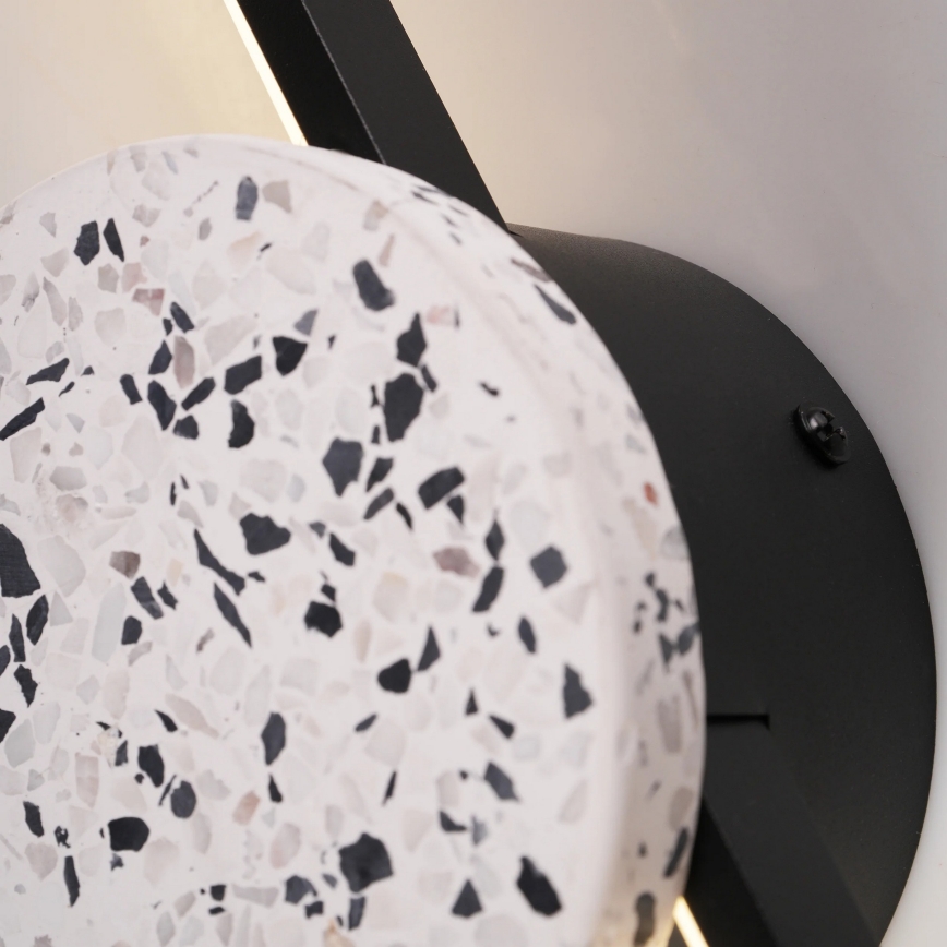 Lampada da parete LED FLORENTYNA LED/24W/230V 4000K nero/bianco