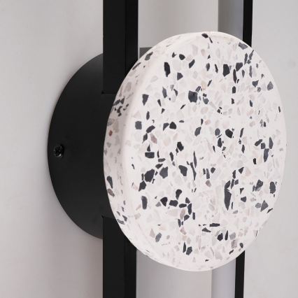 Lampada da parete LED FLORENTYNA LED/24W/230V 4000K nero/bianco