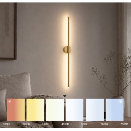 Lampada da parete LED LANA LED/7W/230V 4000K dorata