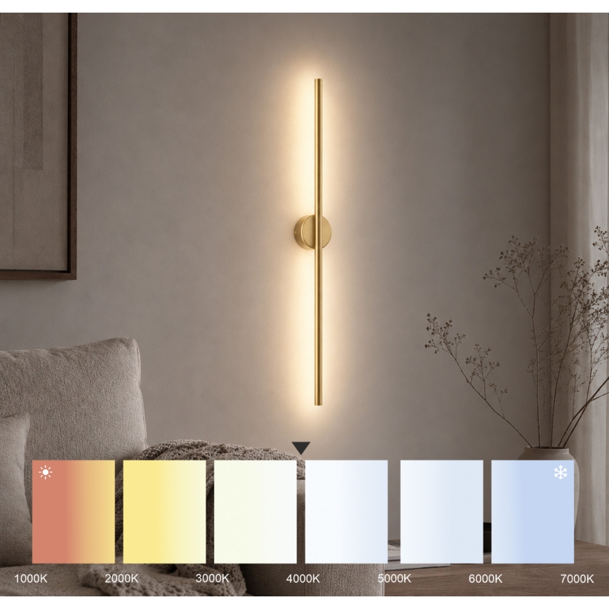 Lampada da parete LED LANA LED/7W/230V 4000K dorata