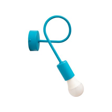 Lampada da parete LED OXFORD 1xE27/15W/230V blu