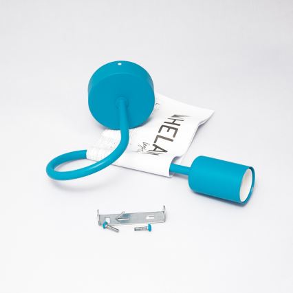 Lampada da parete LED OXFORD 1xE27/15W/230V blu