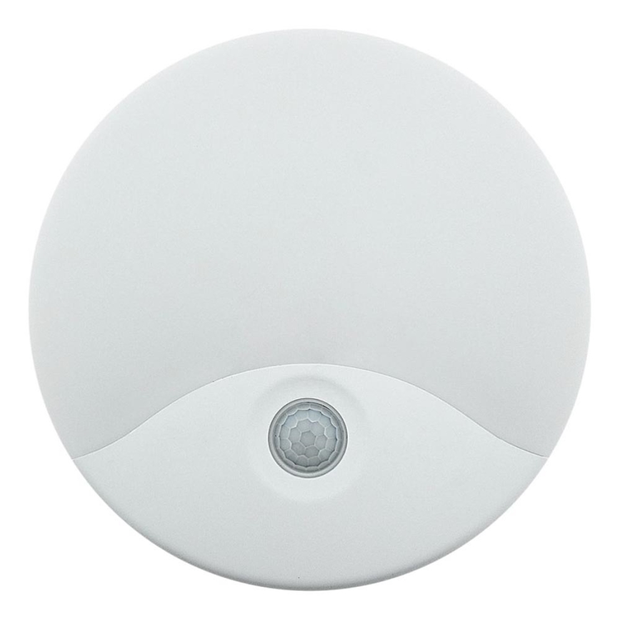 Lampada da parete LED per esterni con sensore di movimento, LED/18W/230V, IP44, bianca