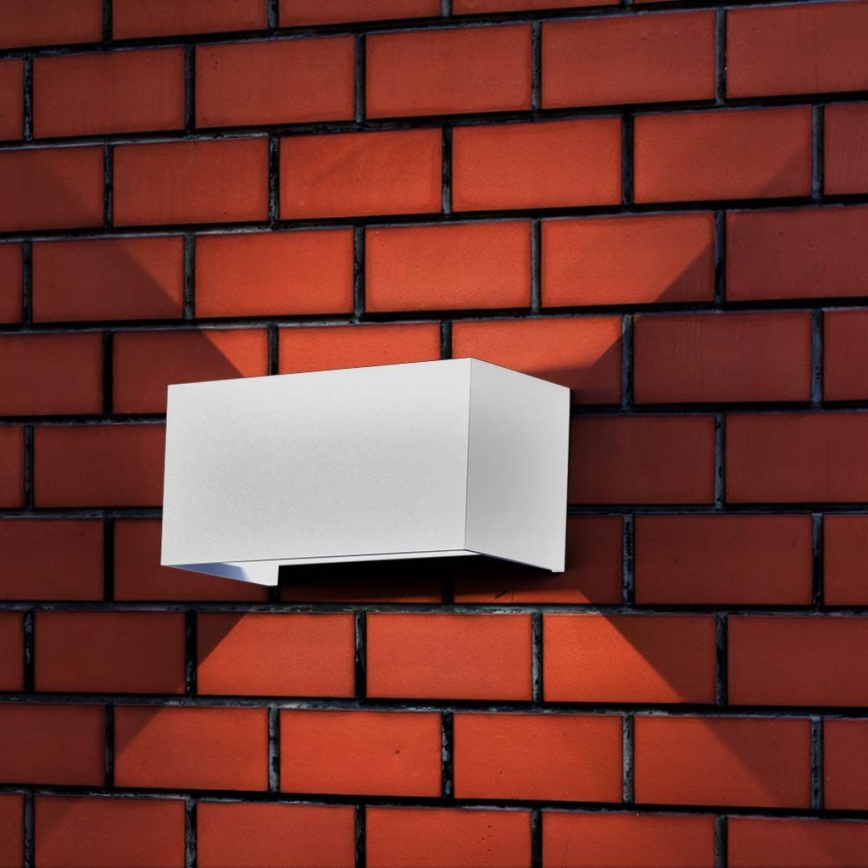 Lampada da parete LED per esterni LED/24W/230V 3000K IP65 bianco