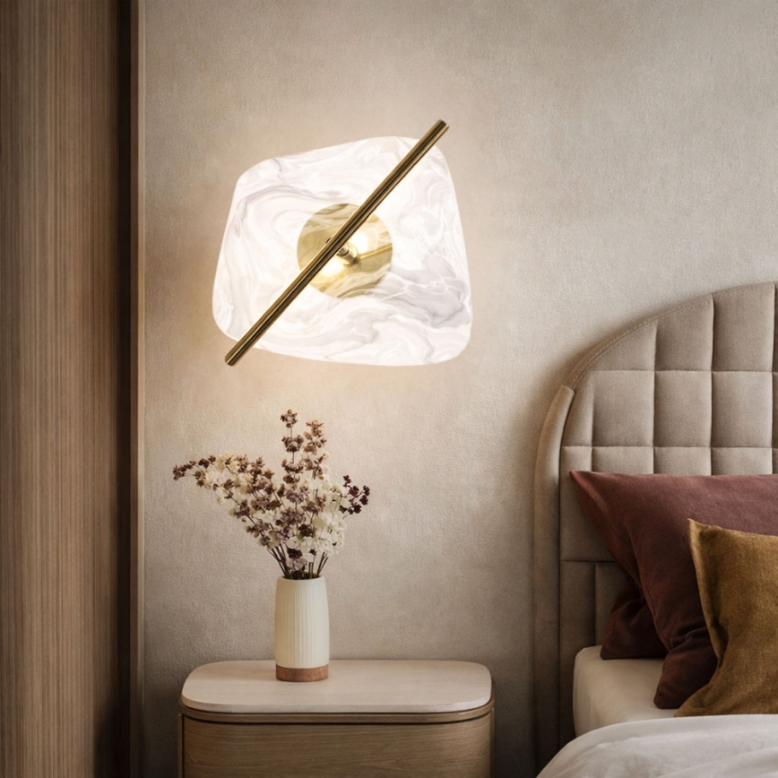 Lampada da parete LED RELAX LED/5W/230V oro/bianco