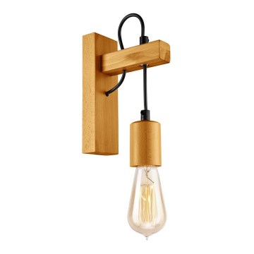 Lampada da parete LEON 1xE27/60W/230V faggio