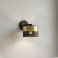 Lampada da parete LUX 1xE27/15W/230V nero/oro