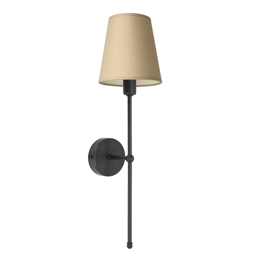 Lampada da parete MADELA 1xE14/40W/230V beige/nera