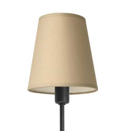Lampada da parete MADELA 1xE14/40W/230V beige/nera
