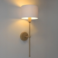 Lampada da parete MADELA 1xE14/40W/230V bianco/beige
