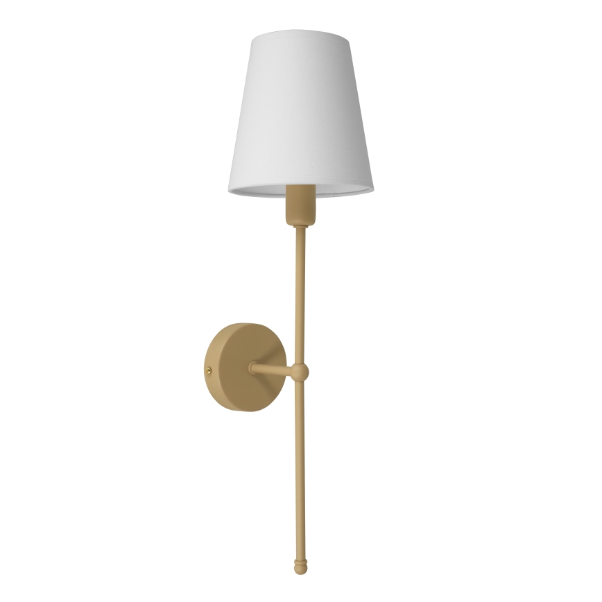 Lampada da parete MADELA 1xE14/40W/230V bianco/beige